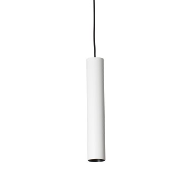 Faro Stan - hanglamp - Ø 6 x 33 cm - mat wit