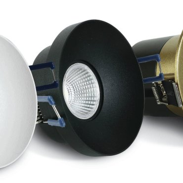 ONE Light 8W Range - inbouwspot - Ø 81 mm, Ø 68 mm inbouwmaat - 8W LED incl. - zwart
