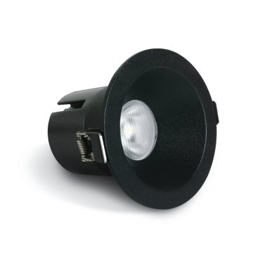 ONE Light 8W Range - inbouwspot - Ø 88 mm, Ø 73 mm inbouwmaat - 8W LED incl. - zwart