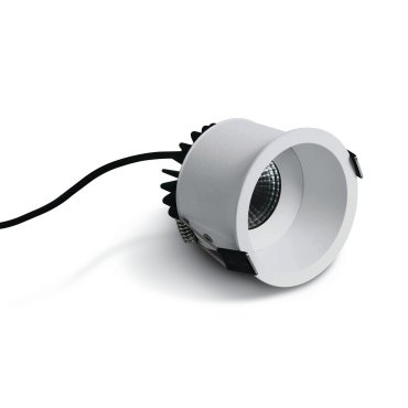 ONE Light COB Range - inbouwspot - Ø 78 mm, Ø 75 mm inbouwmaat - 7W LED incl. - IP54 - wit - witte lichtkleur