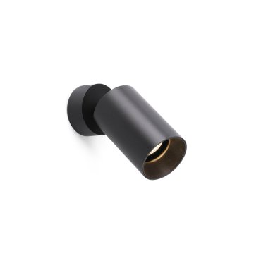 Faro Stan - opbouwspot 1L - Ø 6 x 15 cm - mat zwart