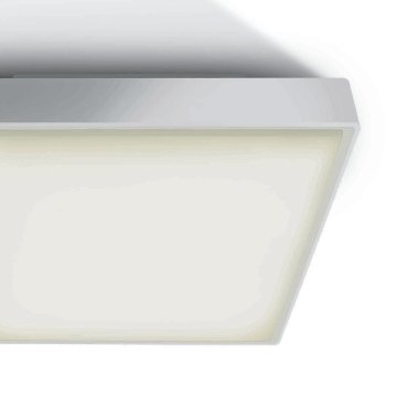 ONE Light E27 Plafo Outdoor Square - buiten plafondverlichting - 22,1 x 22,1 x 9,3 cm - IP65 - wit