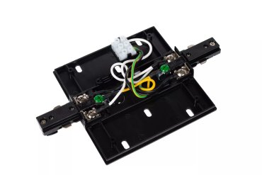 Lucide Track start- of middenvoeding - 1-fase Railsysteem - 230V - Zwart