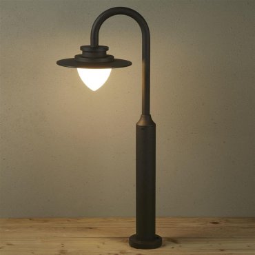 Searchlight Texas - tuinpaal - 34 x 80 cm - 9W LED incl. - IP54 - zwart