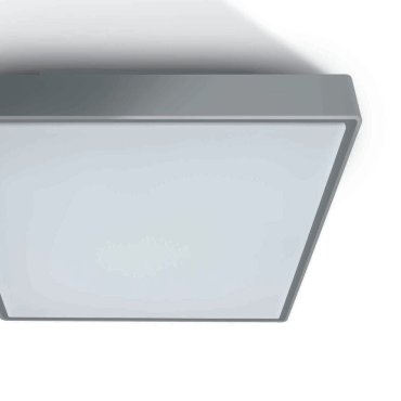 ONE Light Emergency LED Plafo - buiten plafondverlichting - 29,5 x 29,5 x 8 cm - 15W LED incl. - IP65 - grijs