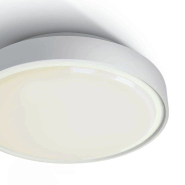 ONE Light E27 Plafo Outdoor - buiten plafondverlichting - Ø 30 x 9,3 cm - IP65 - wit