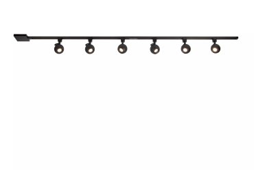 Lucide Track Starterset - 1-fase Railsysteem - 2 Meter - 220V - Zwart