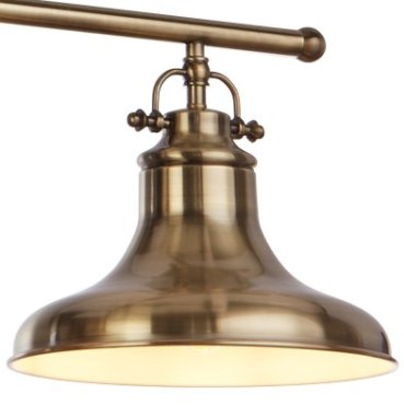 Searchlight Dallas - hanglamp - 96 x 150 cm - antiek messing