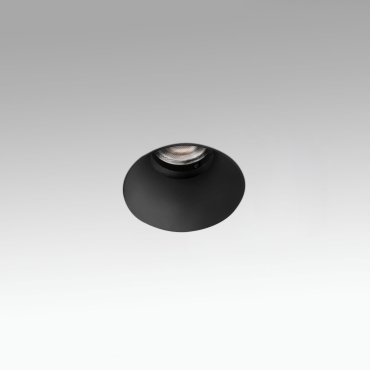 Faro Lox - inbouwspot - Ø 85 mm, Ø 55 mm inbouwmaat - 8W dimbare LED incl. - zwart