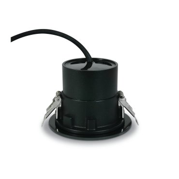 ONE Light Bathroom Range - inbouwspot - Ø 110 mm, Ø 94 mm inbouwmaat - 6W LED incl. - IP65 - zwart