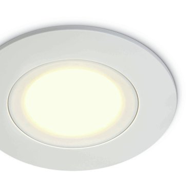 ONE Light Bathroom Range - inbouwspot - Ø 85 mm, Ø 68 mm inbouwmaat - 6W LED incl. - IP65 - wit - witte lichtkleur