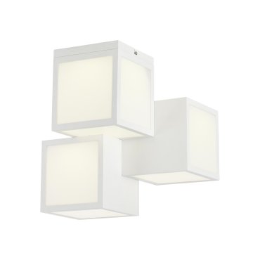 Brilliant Cubix - plafondverlichting - 30 x 30 x 32 cm - 25W LED incl. - wit
