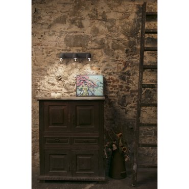 Faro Stone - opbouwspot 3L - 48 x 13 x 13,5 cm - grijs