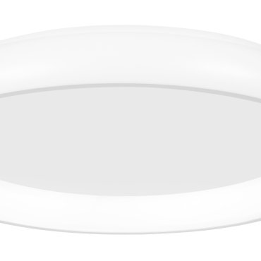 Nova Luce Albi - plafondverlichting - Ø 61 x 8,5 cm - 50W dimbare LED incl. - wit
