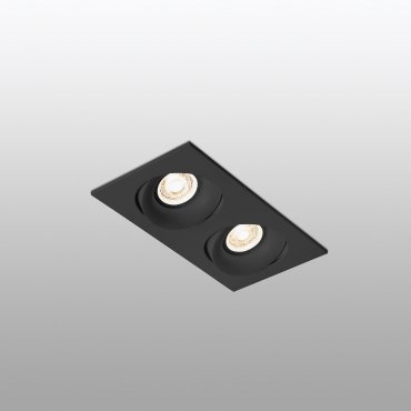 Faro Argon - inbouwspot - 232 x 115 mm, 220 x 102 mm inbouwmaat - mat zwart