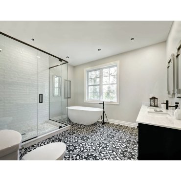ONE Light Bathroom Range - inbouwspot - Ø 84 mm, Ø 68 mm inbouwmaat - IP65 - zwart