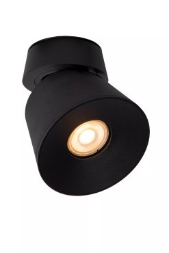 Lucide Trigono - opbouwspot - Ø 10,5 x 9,8 cm - zwart