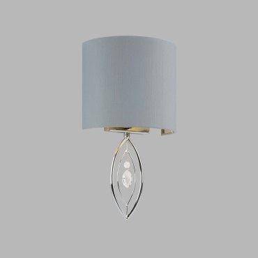 Searchlight Wall - wandverlichting - 20 x 36 cm - grijs en chroom