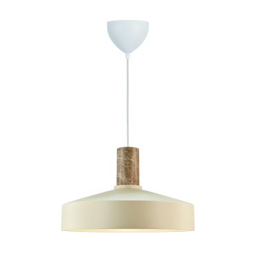 Nordlux Elvas marble - hanglamp - Ø 37,5 x 234,5 cm - beige
