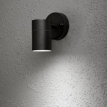 Konstsmide Modena Down - buiten wandlamp - 9,5 x 11,5 x 13,5 cm - IP44 - zwart