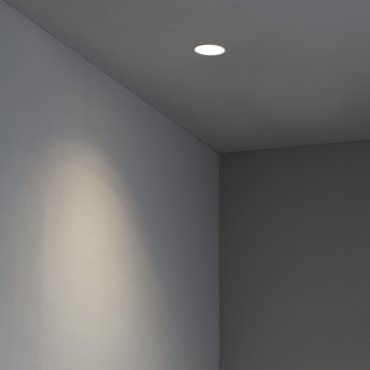 Faro Gas - inbouwspot - Ø 85 mm, Ø 76 mm inbouwmaat - mat wit