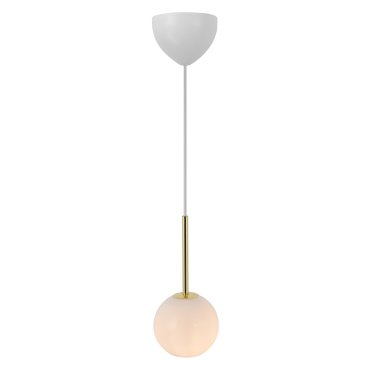 Nordlux Franca 13 - hanglamp - Ø 13 x 27,5 cm - messing