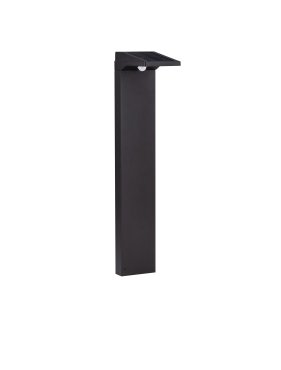 Nova Luce Tek - tuinpaal - 11,3 x 65 x 19 cm - 1W LED incl. - IP54 - zandzwart