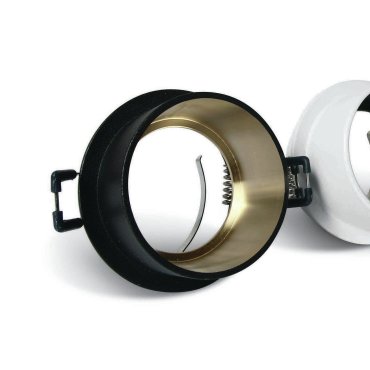 ONE Light Recessed Cylinders - inbouwspot - Ø 68 mm, Ø 62 mm inbouwmaat - zwart