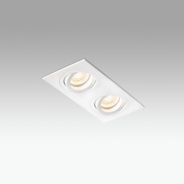 Faro Radon - inbouwspot - 180 x 92 mm, 170 x 80 mm inbouwmaat - mat wit