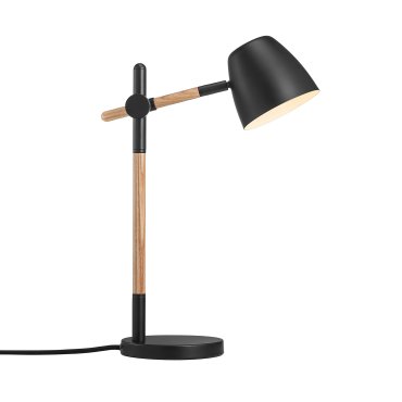 Nordlux Theo - tafellamp - Ø 12,5 x 42,7 cm - zwart