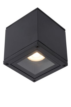 Lucide Aven - Opbouwspot - 9,3 x 9,3 x 9,6 cm - IP65 - zwart