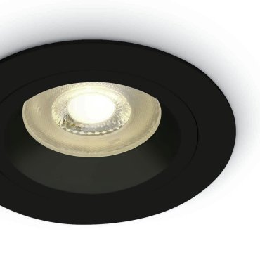 ONE Light Dark Light Dual Ring - inbouwspot - Ø 92 mm, Ø 78 mm inbouwmaat - zwart