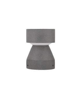 Nova Luce Lua - tuinpaal - Ø 16 x 22 cm - 12W LED incl. - IP65 - zwart