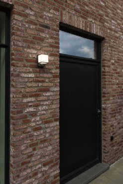 Lutec Doblo - buiten wandverlichting met bewegingsmelder - 10,3 x 11 x 14,6 cm - 14W LED incl. - IP54 - donkergrijs