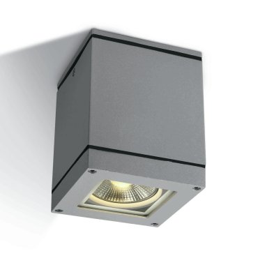 ONE Light PAR30 Outdoor Cubes - buiten plafondverlichting - 10,8 x 10,8 x 14 cm - IP54 - grijs