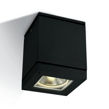 ONE Light PAR30 Outdoor Cubes - buiten plafondverlichting - 10,8 x 10,8 x 14 cm - IP54 - zwart