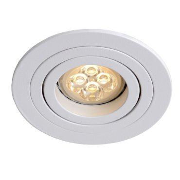 Lucide Tube Round - inbouwspot - Ø 90 mm, Ø 82 mm inbouwmaat - wit
