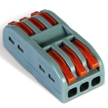 ONE Light - snelle kabelconnector - 32A - 2x3-poorts