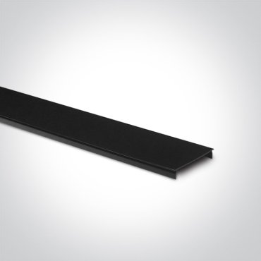 ONE Light magnetisch railsysteem MAXI - inbouwprofiel voor 12 mm gipsplaat - 1 meter - 7,5 x 5 cm - zwart