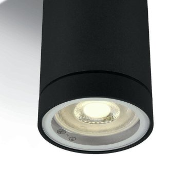 ONE Light GU10 Outdoor Cylinders - buiten plafondverlichting - Ø 6,5 x 9,5 cm - IP54 - zwart