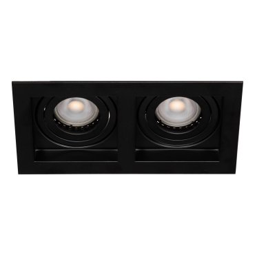 Projectlight Bloq 2L - inbouwspot - 180 x 100 mm, 171 x 92 mm inbouwmaat - zwart