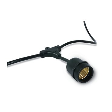 ONE Light - lichtsnoer - 8,5 meter - E27 - IP44 - zwart