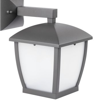 Faro Wilma - wandverlichting - 17 x 24 x 28cm - IP44 - donkergrijs