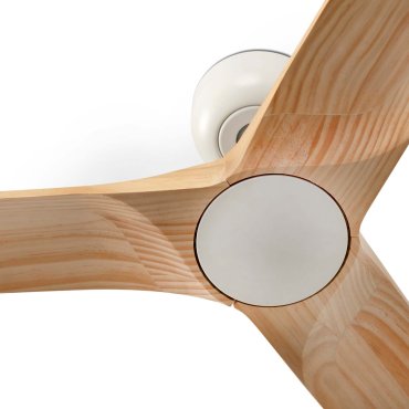 Faro Heywood S - plafondventilator - Ø 90 cm - mat wit en den