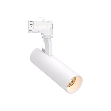 Maxlight Shinemaker - railspot - 3-fase railsysteem - Ø 5,5 x 19,6 cm - 15W dimbare LED incl. - wit