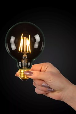 Lucide LED class A filament lamp - Ø 12,5 x 17,5 cm - E27 - 7W niet dimbaar - 2700K - transparant