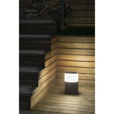 Faro Datna - tuinpaal - 18 x 11,5 x 30 cm - IP44 - donkergrijs