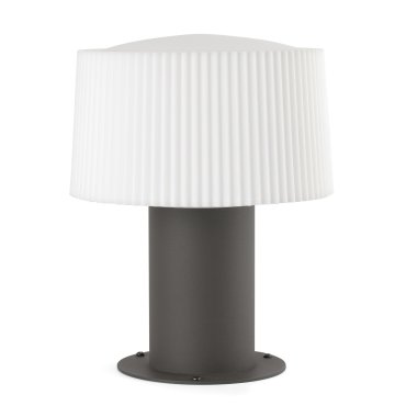 Faro Muffin - tuinpaal - Ø 20 x 25,9 cm - IP44 - donkergrijs