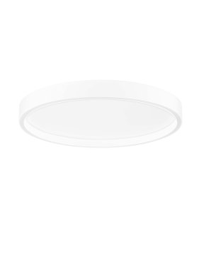 Nova Luce Istos - plafondlamp - Ø 50 x 5 cm - 38W dimbare LED incl. - zandwit