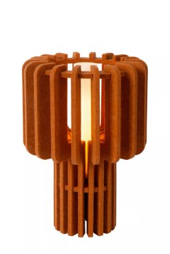 Lucide Rollo - tafellamp - Ø 24 x 35 cm - terracotta